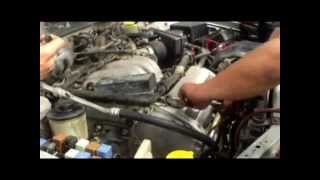 How to fix Nissan Maxima or Infiniti I30 air conditioning charge R-134a install ambiance sensor