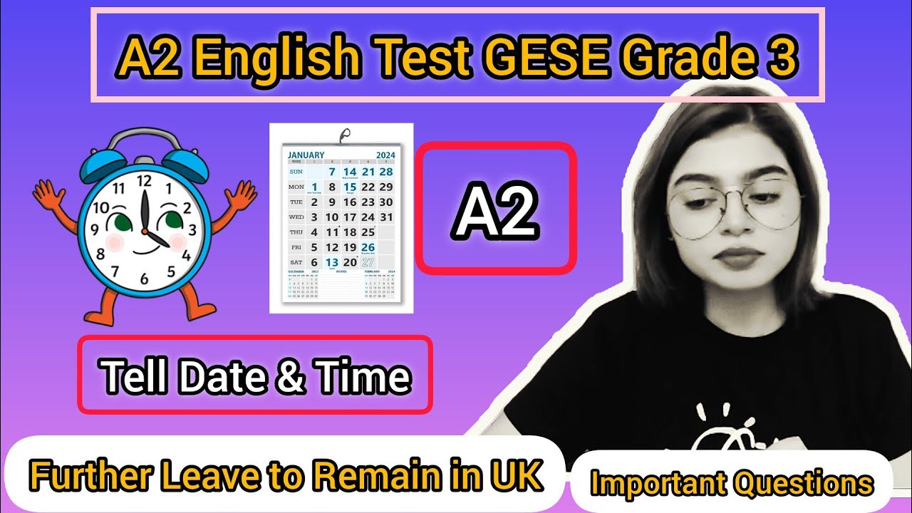 A2  English Test SELT Spoken Exam ||GESE Grade 3|| Visa Extension|| Life in the UK