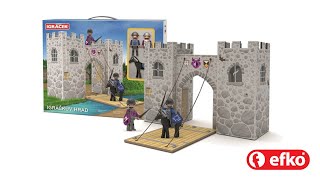 Efko Igráček - Igráčkův hrad se 2 rytíři a koněm