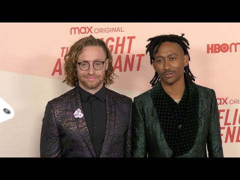 Matt Gould, Griffin Matthews "The Flight Attendant" Season 2 Premiere Red Carpet