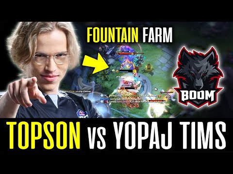 Topson NO MERCY Fountain Farm vs. BOOM ESPORTS (YOPAJ TIMS) DOTA 2