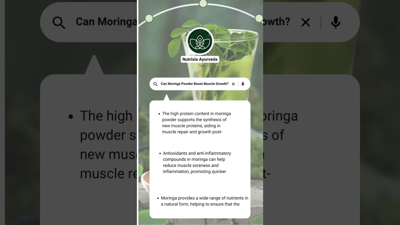 Moringa Powder A Natural Boost for Muscle Growth #muscle #musclegain #moringa #moringahealthbenefits