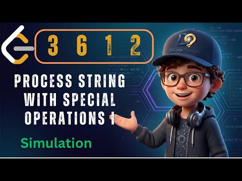 Leetcode 3612 Process String With Special Operations I String Simulation Java C Python