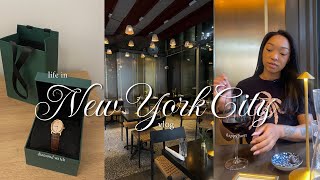 LIFE IN NYC | 7th street burger, new diamond watch, down 6lbs, cook with me & Korean bar VLOG