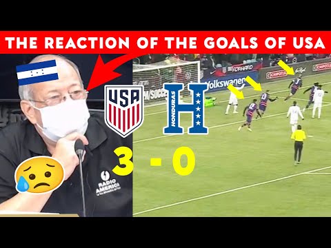 HONDURAS PRESS !SAD! SCREAMING THE GOALS |OF USA VS HONDURAS