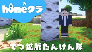 🔴【homeクラ】てつ鉱脈たんさく隊、出動です【マイクラ】