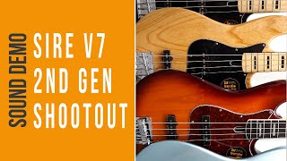 Video thumbnail for Sire Marcus Miller V7 2nd Generation Shoot Out  (no talking) by Bass Bonedo