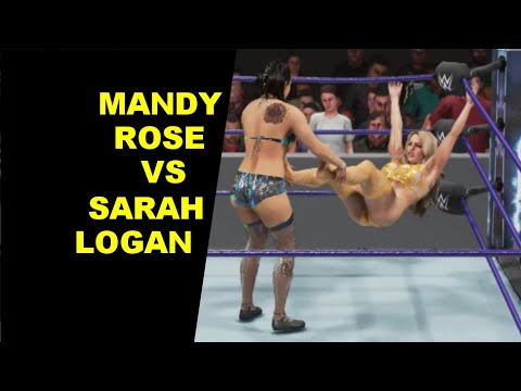 WWE 2K19 Mandy Rose vs Sarah Logan
