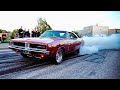 *Burnouts* LOUD MUSCLE CARS and LOTS of TIRE SMOKE!! - Porvoo Cruising 8/2023