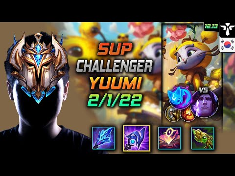 챌린저 서폿 유미 루덴 콩콩이 - Challenger Yuumi Support vs Taric - 롤 KR 12.13
