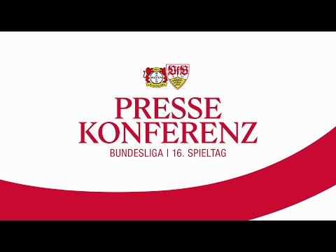 LIVE Pressekonferenz: Bayer 04 Leverkusen - VfB Stuttgart | Bundesliga