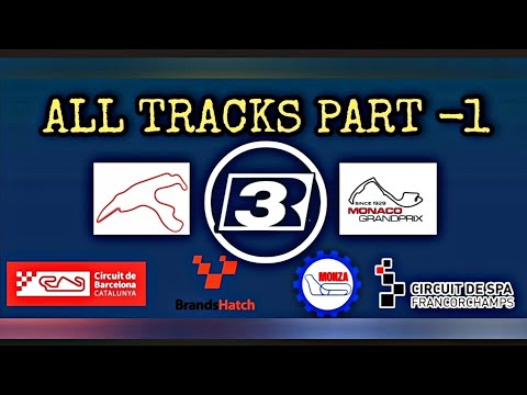 REAL RACING 3 - ALL TRACKS AND LAYOUTS | PART -1