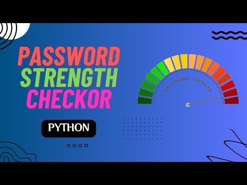 Password Strength Checker Python Project 6 Hindi Python Hindi Learnpython Password
