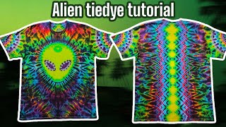 👽Unlock Your Style: Alien Tie Dye Shirt Tutorial for Trendsetters👽