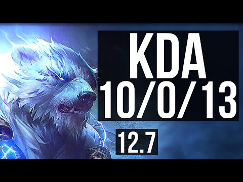 VOLIBEAR vs EKKO (JNG) | 10/0/13, Legendary, 400+ games | NA Master | 12.7