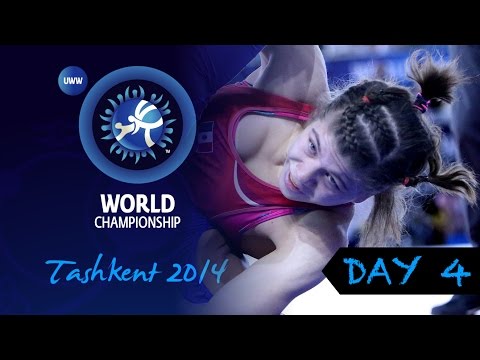 Finals Highlights from Day Four of the Wrestling World Championships 2014