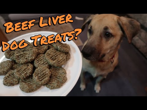 Beef Liver & Carrot Dog Treats with Spirulina