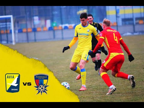 Skrót meczu Avia Świdnik -Podhale Nowy Targ (0:1) 20.03.2021 III Liga Gr. IV