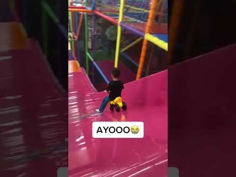 Lil bro TOOK OFF 😅💨