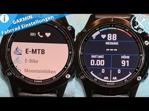 Garmin MTB/Bicycle Settings for Fēnix 6 Pro & other models