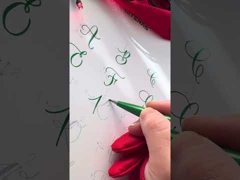 Moderna kaligrafija - Majuskule