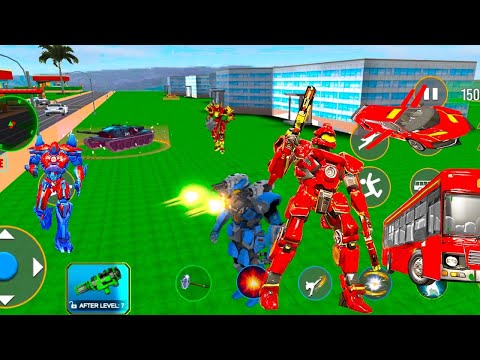 Army Bus Robot Car Game 3d - ARMY CAR ROBOT GAMES