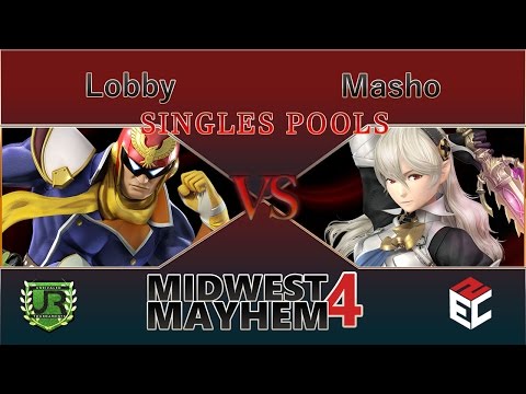 Midwest Mayhem 4  SINGLES POOLS - Lobby (Captain Falcon) vs Masho (Corrin)