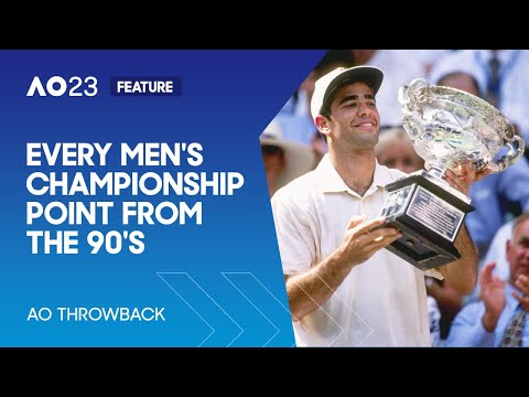 Every Men's Championship Point from the 90's | Australian Open