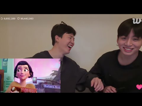 Jimin And Jungkook Reacting To K-pop Demon Hunters 'Golden'