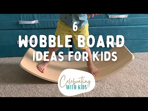 Wobble Board Balance Board ideas for kids and toddlers
