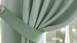 Комплект штор «Роулсин (зеленый)» — видео о товаре