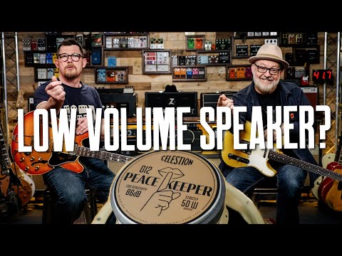 Electric Guitar At Home Volume? Celestion Peacekeeper Attenuating Speaker [Vs Basic Amp Attenuator]