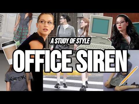 is the office siren trend just 21st century geek chic? 🤓📚📸 (a study of style)