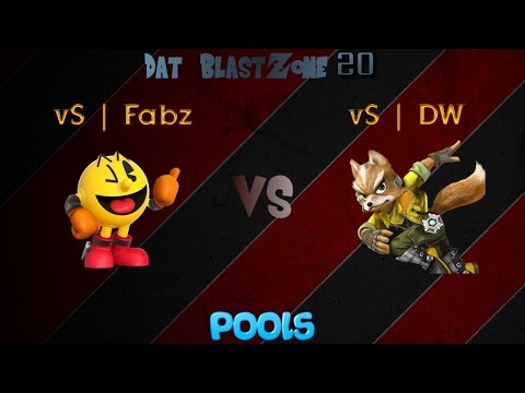 DBZ20 Pools vS|Fabz (PacMan) Vs vS|DW (Fox)