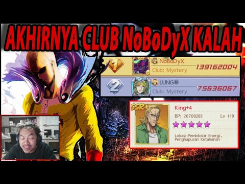 🔥🔥AKHIRNYA NoBoDyX GUILD NYA TUMBANG JUGA [GILASIH ANAK GM KALAH] - ONE PUNCH MAN:The Strongest