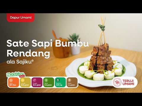Sate Sapi Bumbu Rendang ala Sajiku®