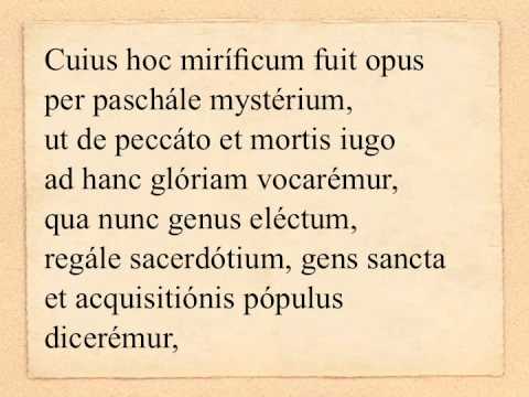 Præfatio I de dominicis «per annum» (sollemnis)