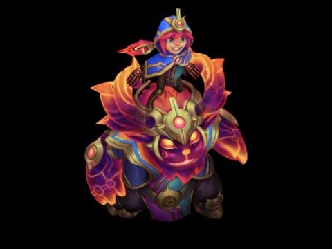 Cosmic Paladins Nunu & Willump (Ruby) Chroma - League of Legends 2023