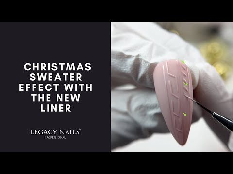Christmas Sweater Effect with Legacy Nails ❄️ │ LEGACY NAILS