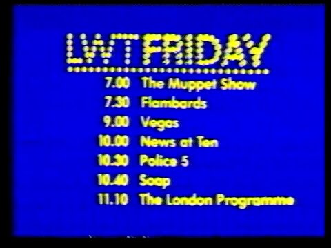1 February 1979 Thames -  ads & LWT menu slide & closedown