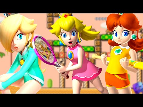 Super Mario Maker 2 🔧 Mushroom Kingdom Girls 🔧 MK8