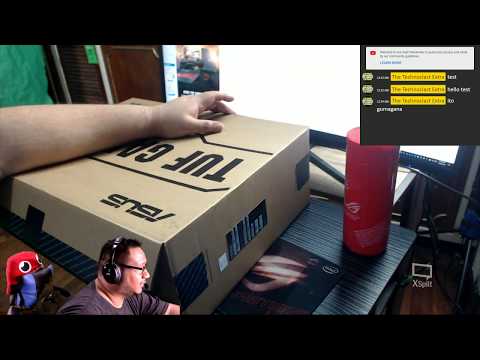 Asus TUF FX705GE Live Unboxing