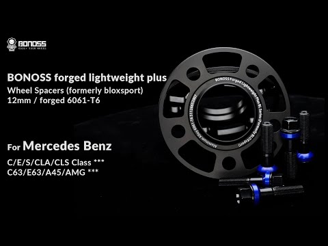BONOSS Wheel Spacers for Mercedes-Benz C/E/S/A/CLA/ Class C63/S63/A45/AMG | 12mm(formerly bloxsport)
