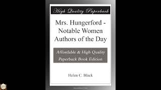 Mrs. Hungerford - Notable Women Authors of the Day
