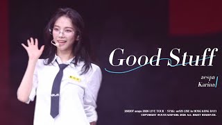 Download lagu [4K][FANCAM] aespa KARINA 'Good Stuff’｜260207 aespa LIVE TOUR SYNK: aeXIS LINE 직캠 in Hong Kong Day 1 mp3