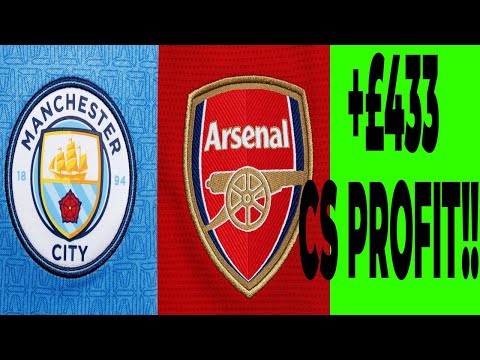 🤑⚽️How We Made +£433 Profit Correct Score Trading - City Vs Arsenal