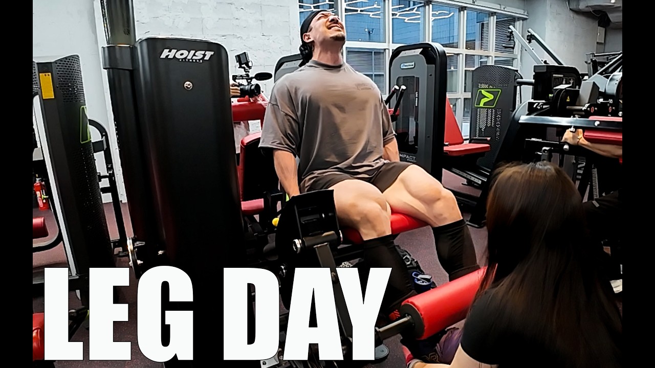 六本木のNEWジムで脚のトレーニング