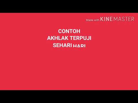 contoh 5 akhlak terpuji