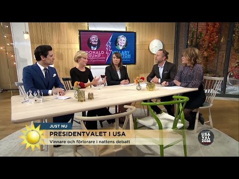 USA-panelen: "Clinton hade öppet mål" - Nyhetsmorgon (TV4)