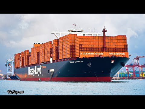 112.08.19 赫伯羅德 Hapag Lloyd 『柏林快輪 BERLIN EXPRESS』2訪高雄港出港